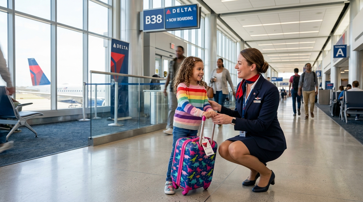 Delta Airlines Unaccompanied Minor Policy: Rules, Fees & Ages