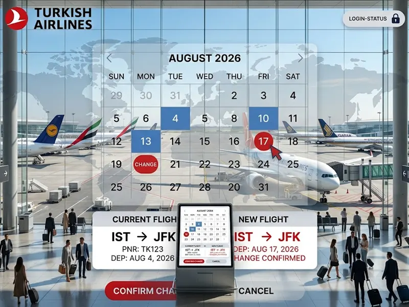 Turkish Flight Date Change Process Guide