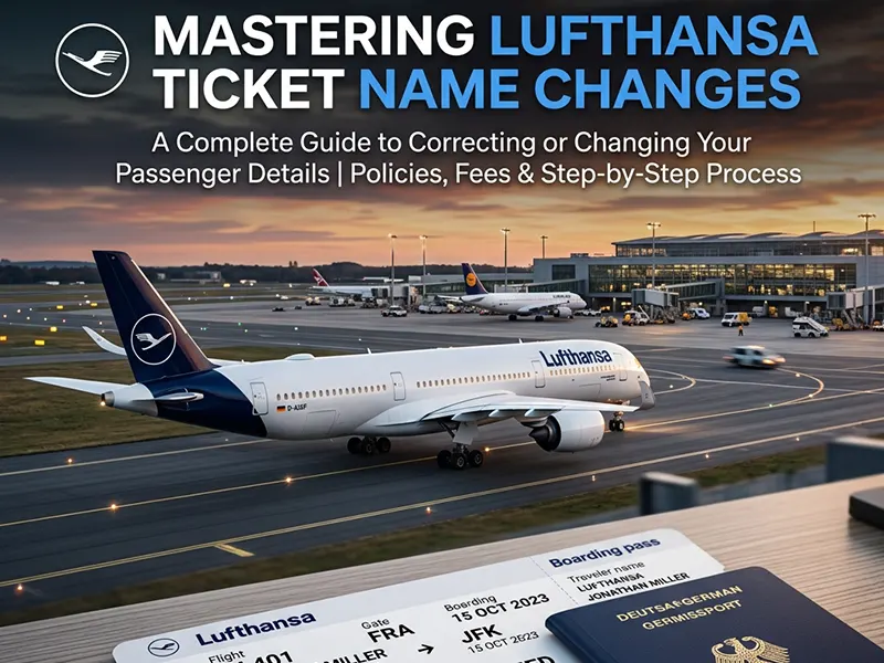 Lufthansa Name Change Fees Guide